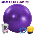 Exercise Ball Yoga Ball, 75Cm Large Anti-Burst Gym Grade Birthing Ball for Pregnancy, Fitness, Balance, Pilates Workout and Physical Therapy, Extra Thick Stability Balls with Quick Pump