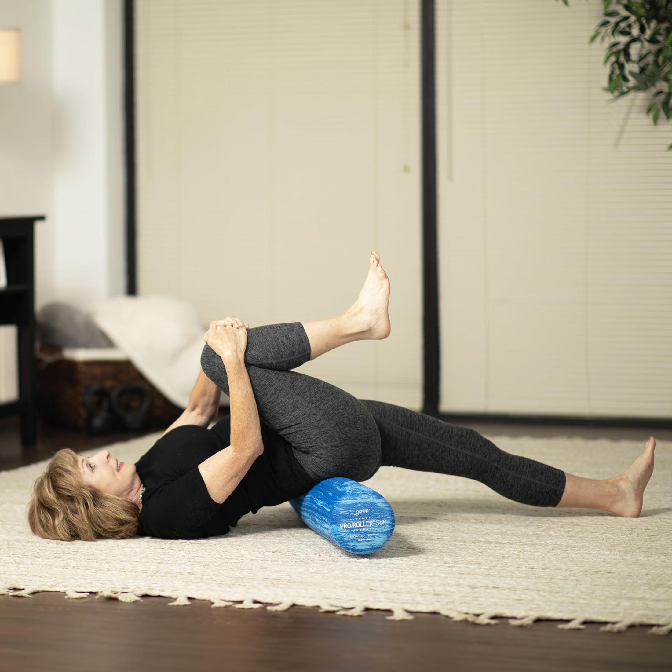 Pro-Roller Soft Density Foam Roller – Low Density Soft Foam Roller for Physical Therapy, Pilates Foam Roller and Yoga Foam Roll Exercises, and Muscle Recovery - Blue 36" X 6"