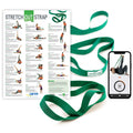 The Original Stretch Out Strap with Exercise Poster, USA Made Top Choice Stretch Out Straps for Physical Therapy, Yoga Stretching Strap or Knee Therapy Strap by