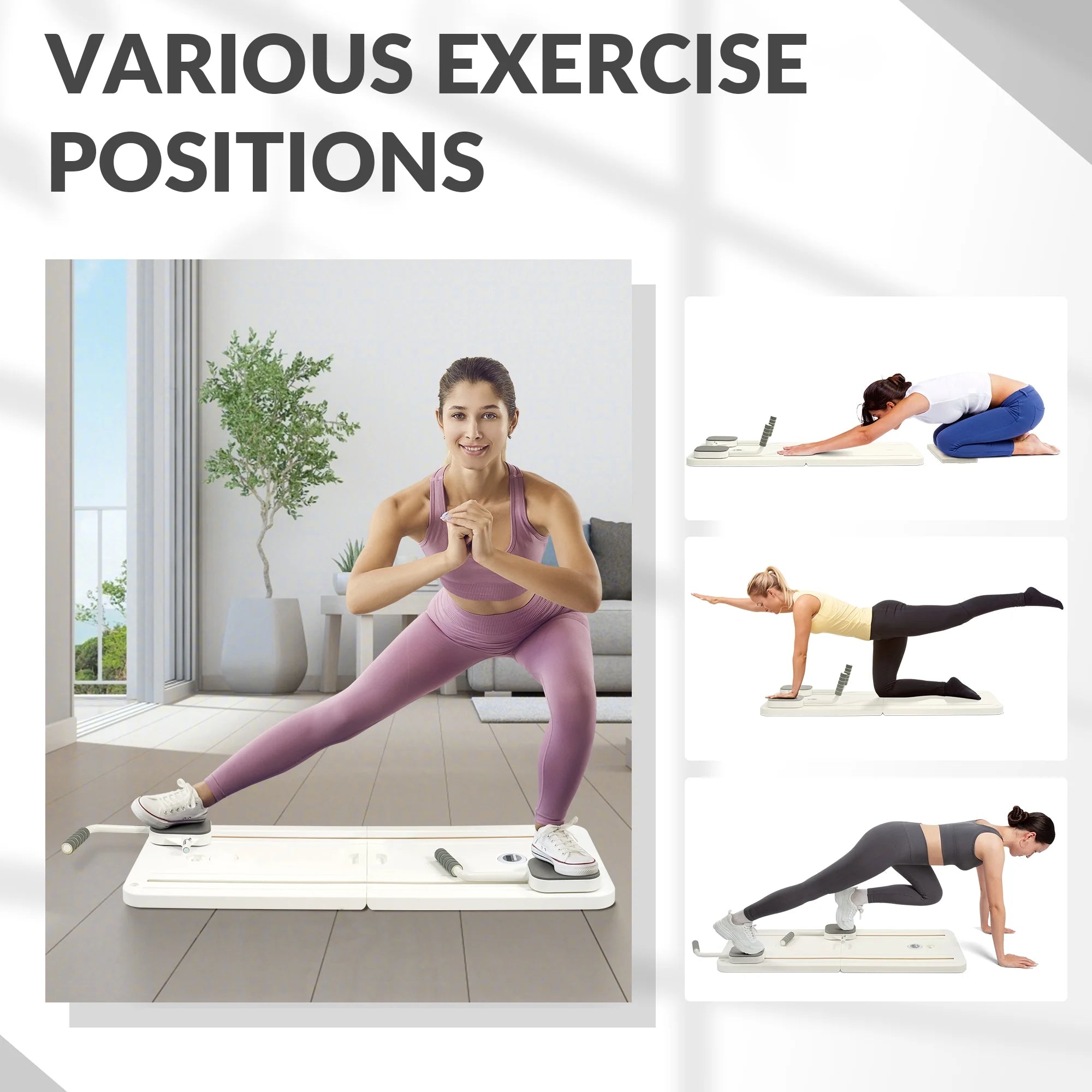 Home Pilates Trainer – Adjustable Full-Body Exercise Equipment for Core, Abs & Strength, Indoor Fitness