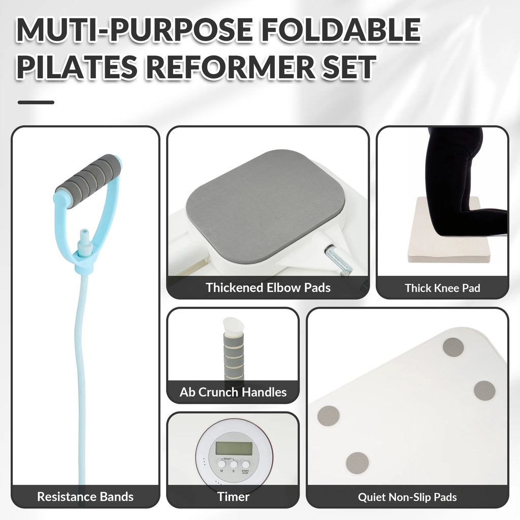 Home Pilates Trainer – Adjustable Full-Body Exercise Equipment for Core, Abs & Strength, Indoor Fitness