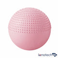65 Cm (25.5 Inch) 2-In-1 Massage & Yoga Exercise Ball with Pump, Anti-Burst Stability Ball for Fitness, Pregnancy, Office Chair & Balance Training, Pink