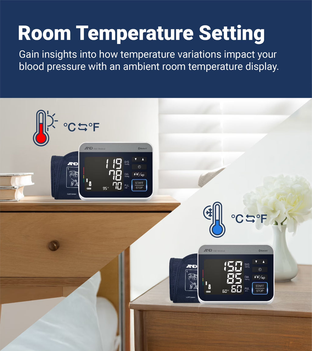 UA-910BLE Bluetooth Heart Rate Detection Upper Arm Blood Pressure Monitor with Bluetooth