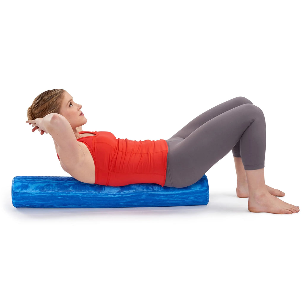 Pro-Roller Soft Density Foam Roller – Low Density Soft Foam Roller for Physical Therapy, Pilates Foam Roller and Yoga Foam Roll Exercises, and Muscle Recovery - Blue 36" X 6"