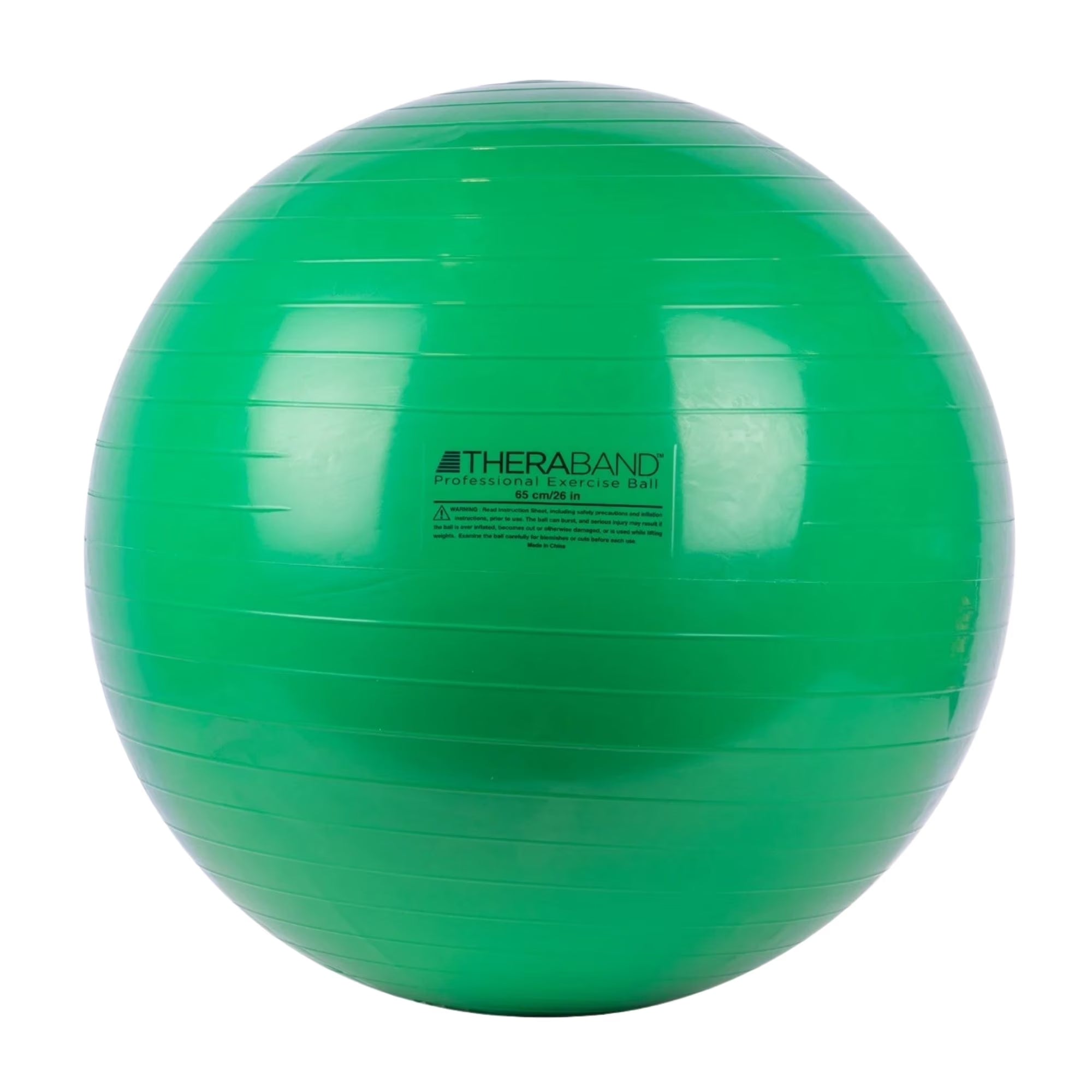 65 Cm Green Exercise Ball - Stability, Core Exercises, Weight Workout & Resistance