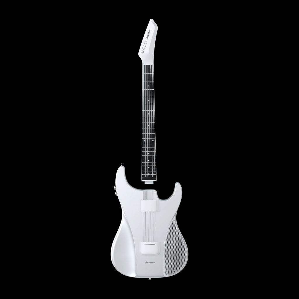 Guitar Electric Guitar Pain-Free Silicone String Travel All-In-One 9 Sound Styles Acoustic Bass with Speaker Microphone