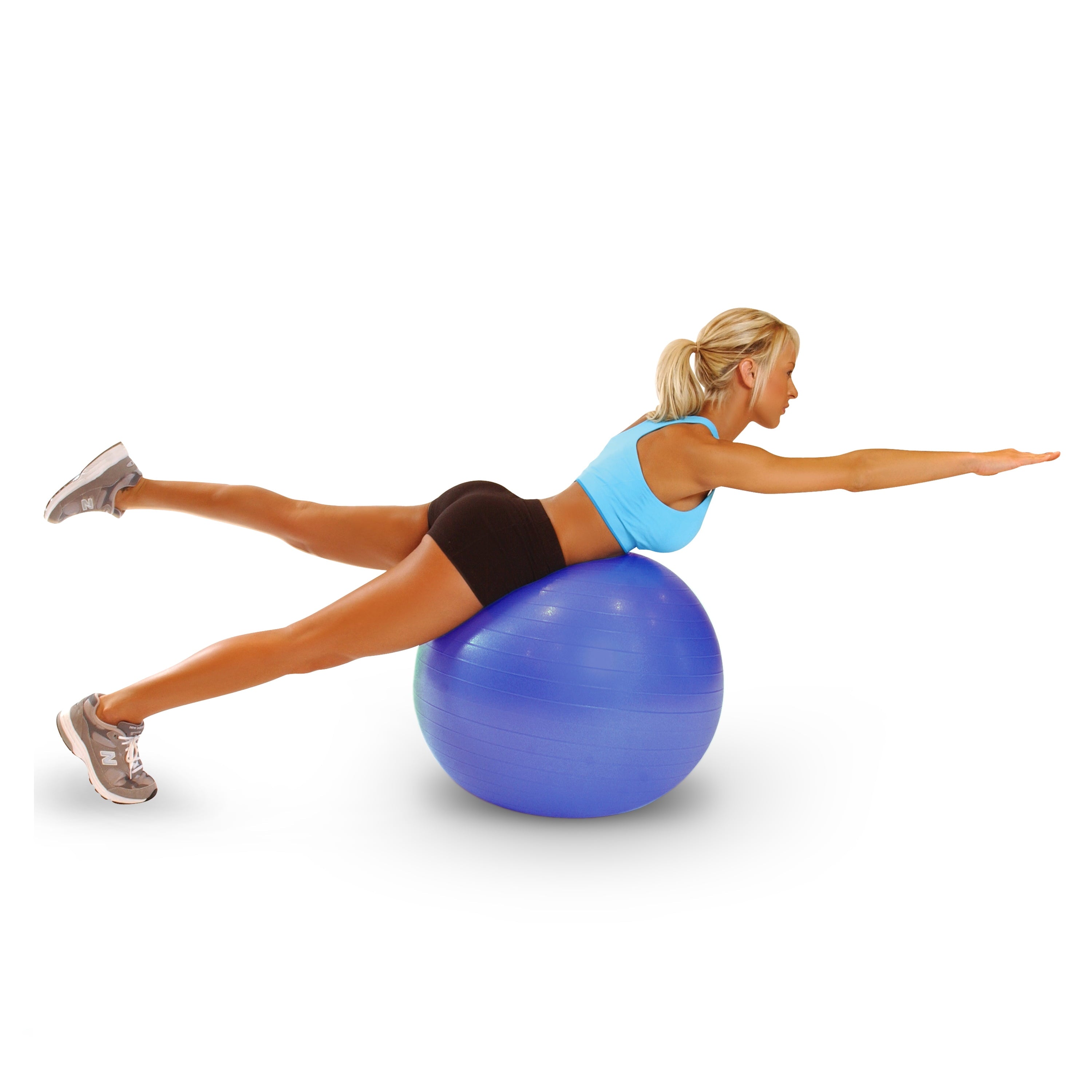 Fitness Anti-Burst Stability & Pregnancy Ball, 65Cm, Purple