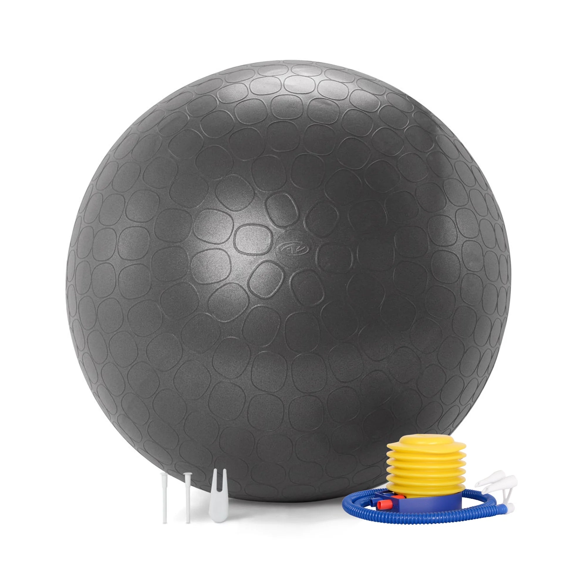 75Cm Exercise Yoga Ball, anti Burst Free Air Pump for Fitness, Balance and Gym Workout